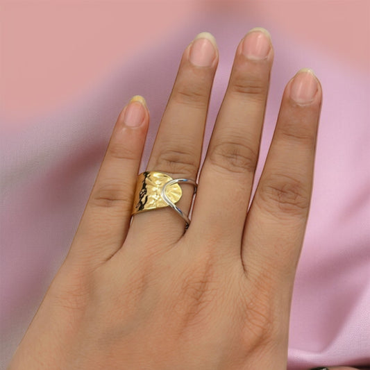 Dual Tone Antitarnish Ring