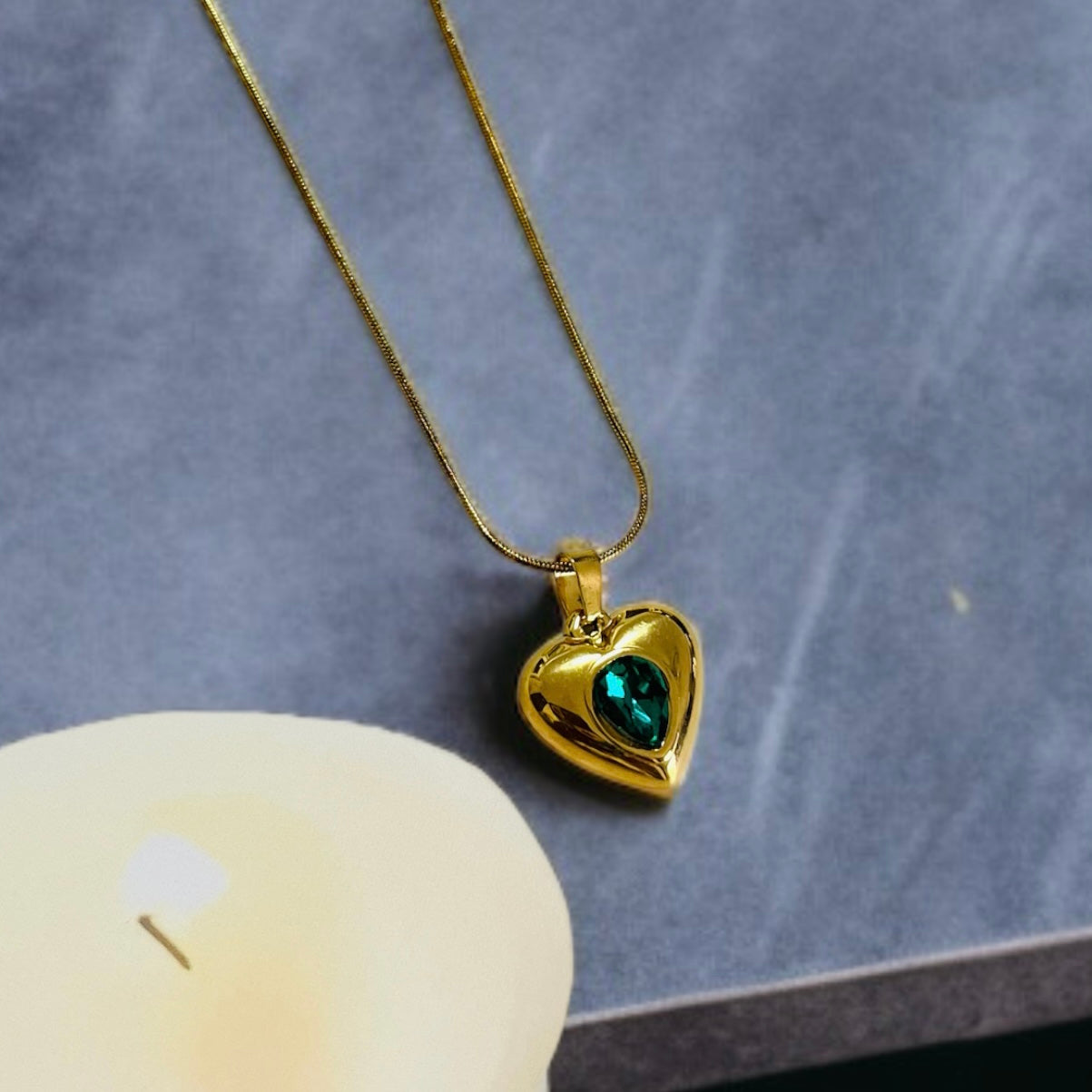Rama Green Gold Chain Necklace