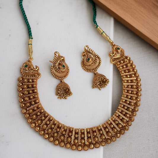 Gold Plated Collar Necklace Set