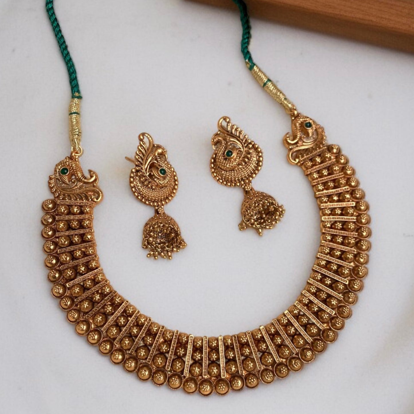 Gold Plated Collar Necklace Set