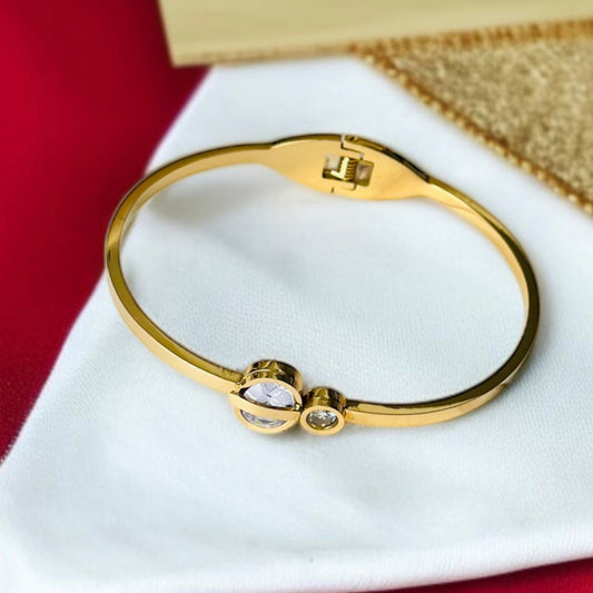 Crystal Gold Bracelet