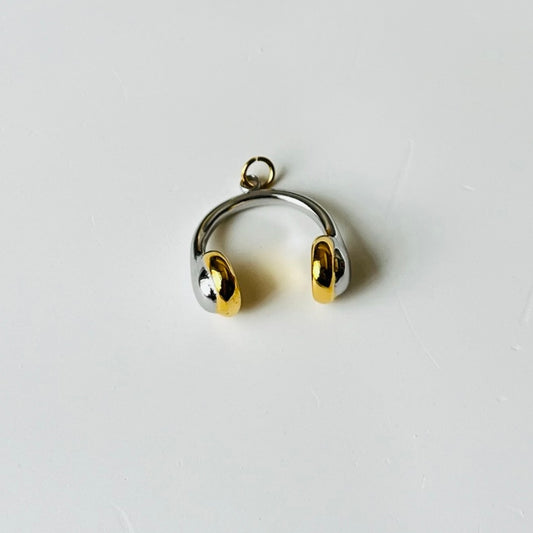 Dual Tone Head Phone Charm Only