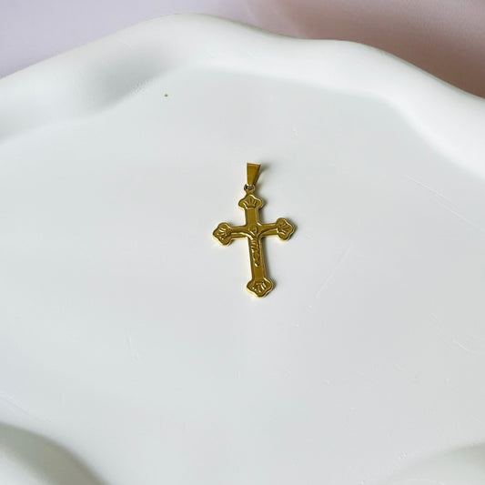 Gold Cross Pendant Only