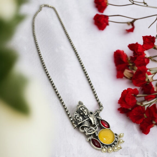 Radha Krishna Chain Necklace
