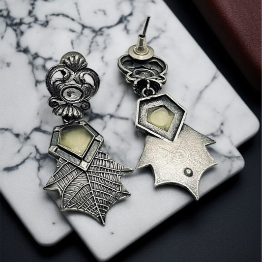 Leaf Small Drop Earrings