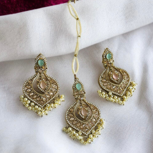 Pink & Mint Necklace Set