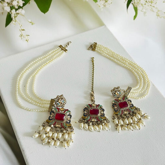 Multicolor Necklace Set