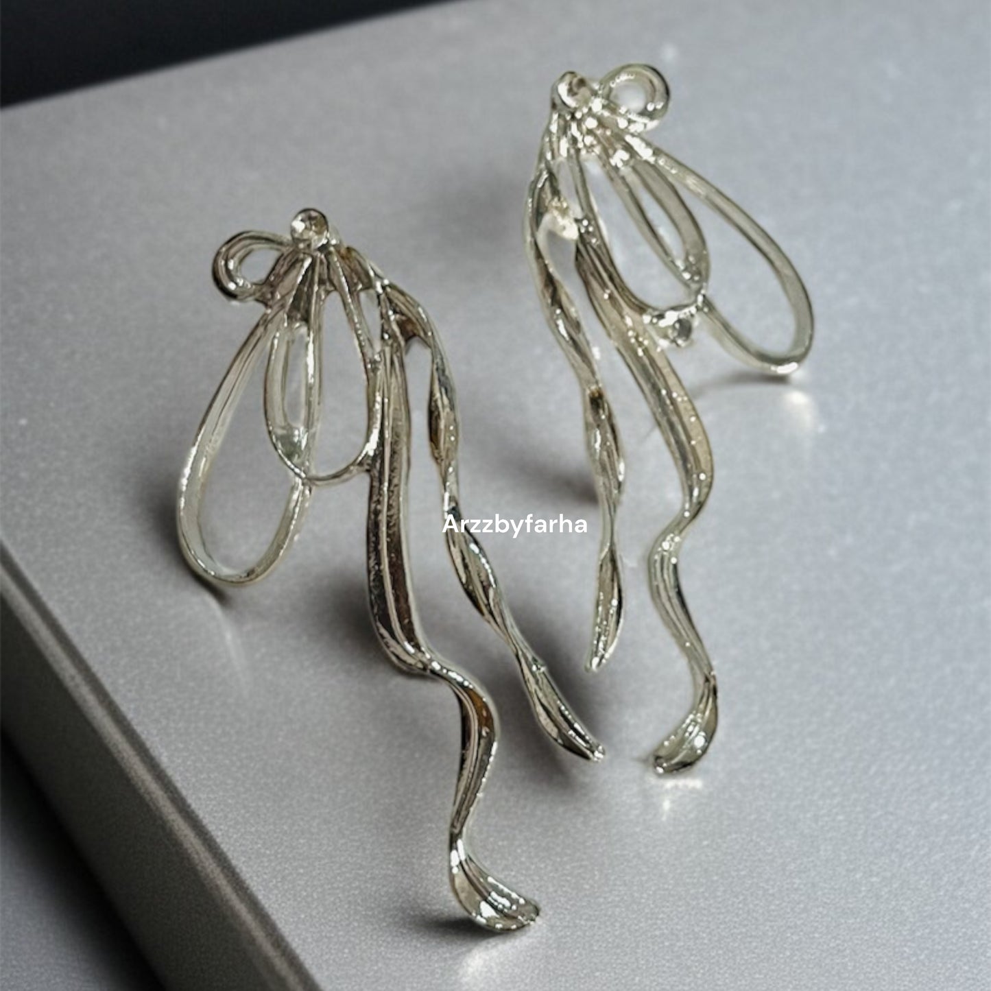 Nancy Silver Drop Earrings