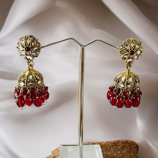 Beaded Small Jhumka Earring