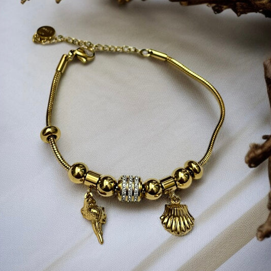 Shell Charms Chain Bracelet