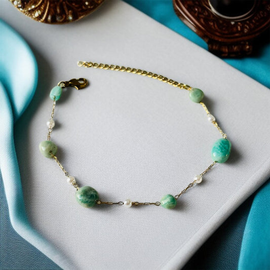 Natural Stone Chain Bracelet