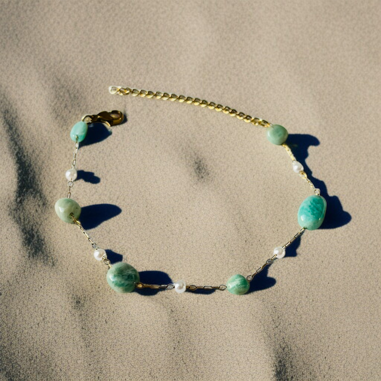 Natural Stone Chain Bracelet