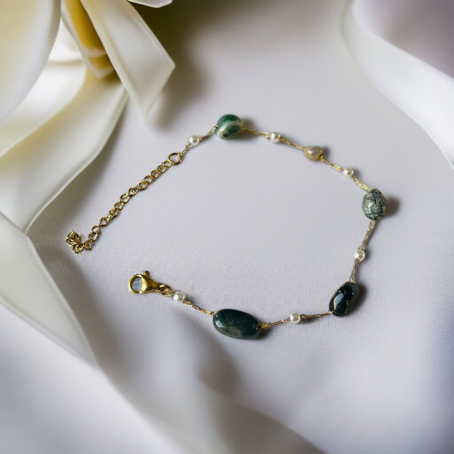 Natural Stone Chain Bracelet