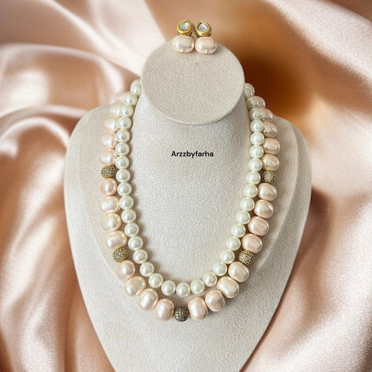 Double Layered Necklace Set