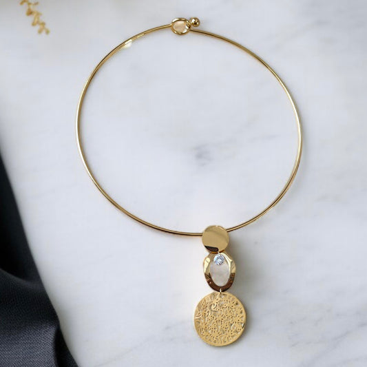 Antitarnish Statement Hasli Necklace