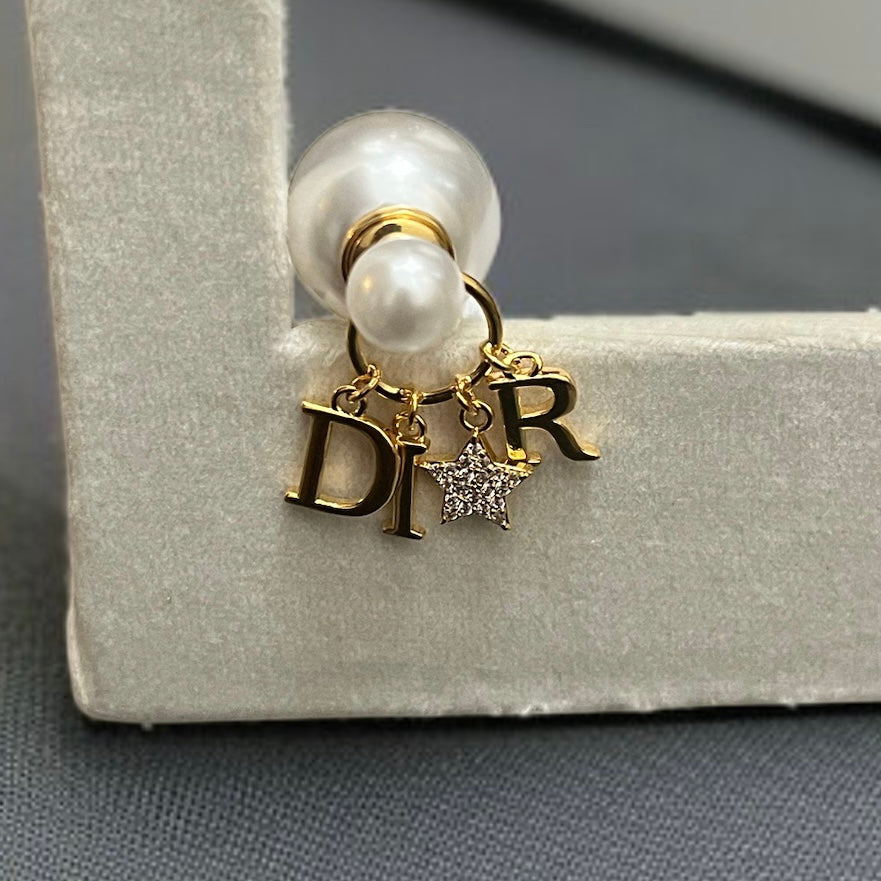 Brand Inspired Pearl Earrings