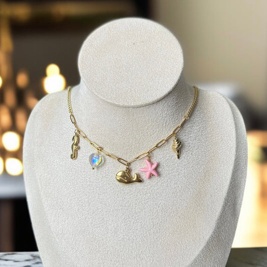 Fish Charms Chain Necklace