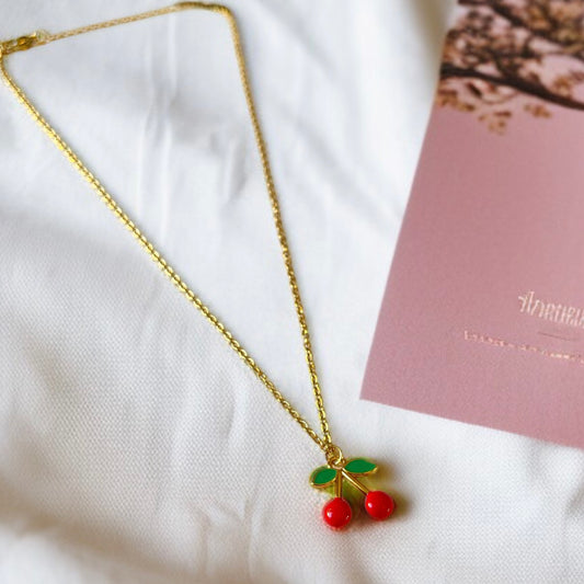 Cherry Chain Necklace