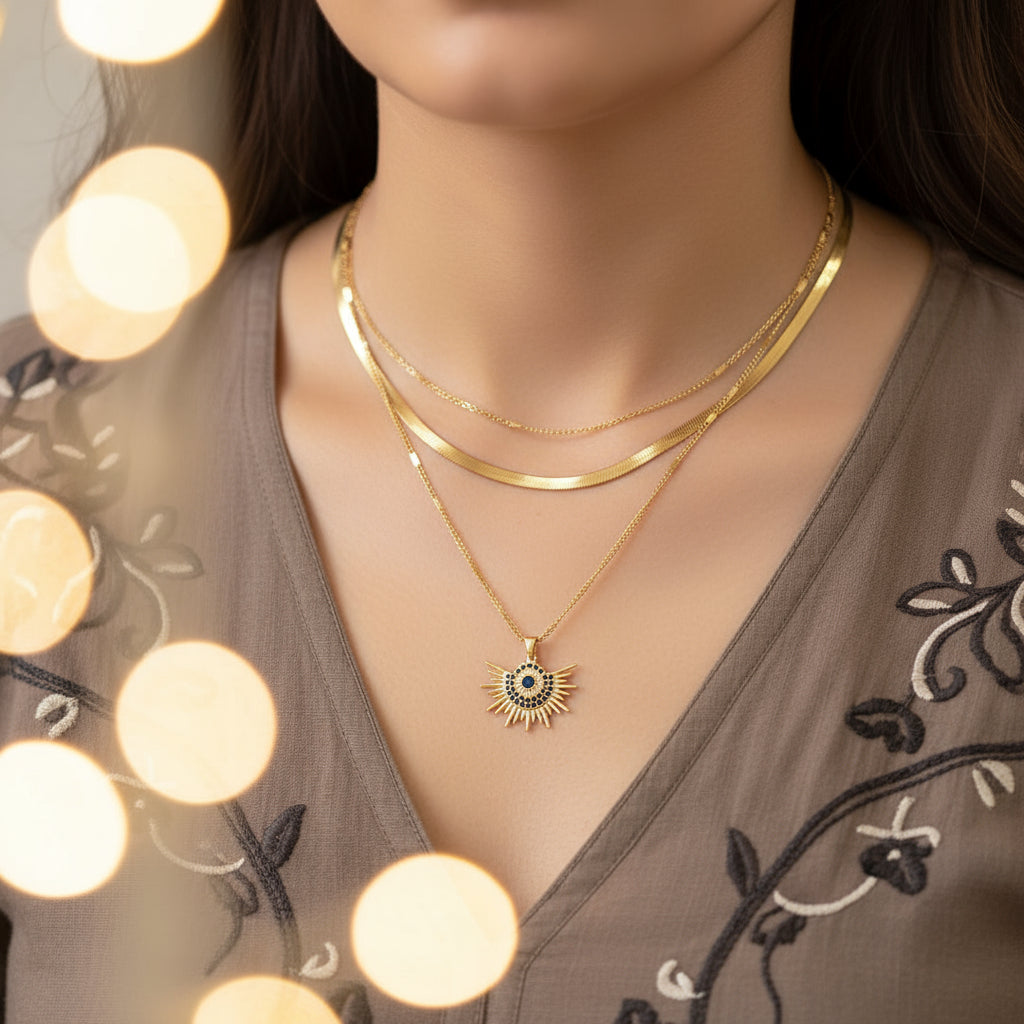 Double Layered Chain Necklace