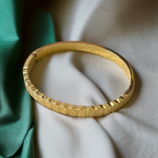 Solid Gold Cuff Bracelet