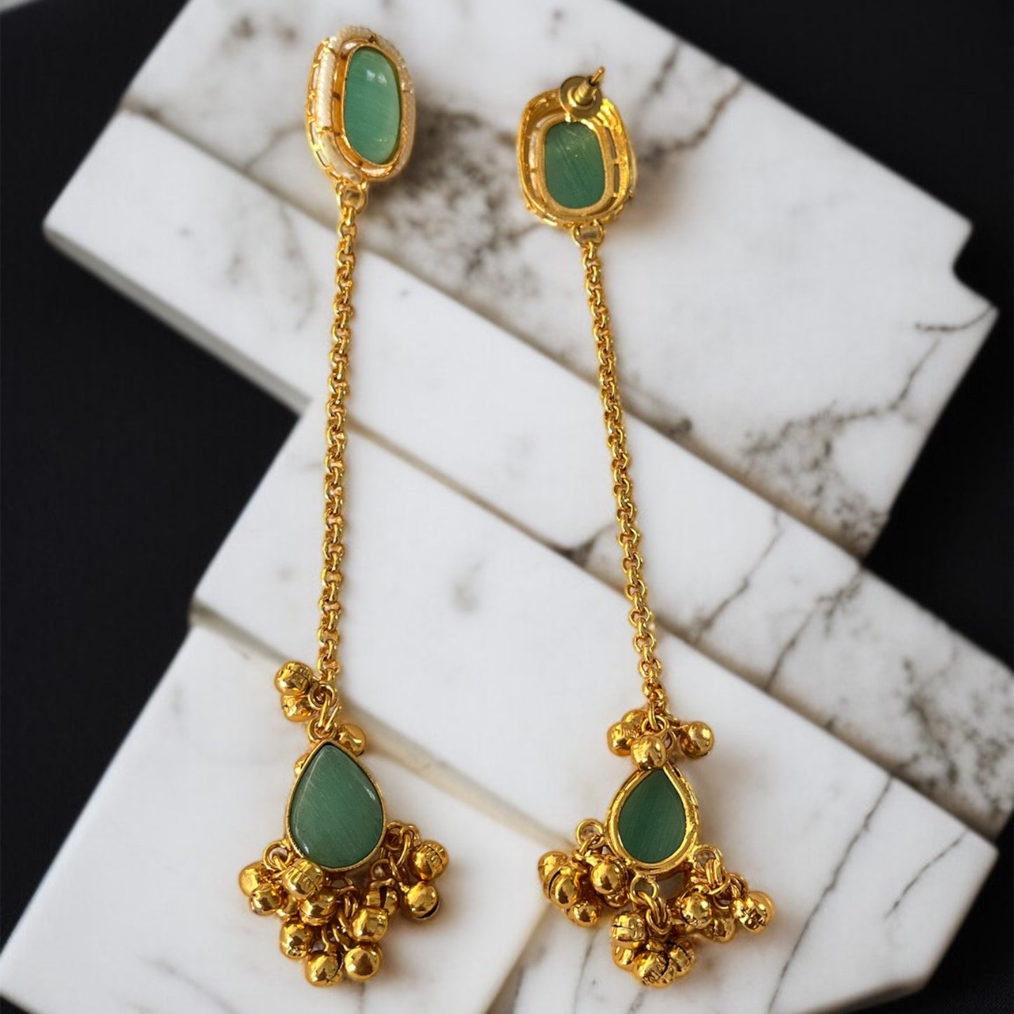 Sleek Ghungroo Kashmiri Earrings