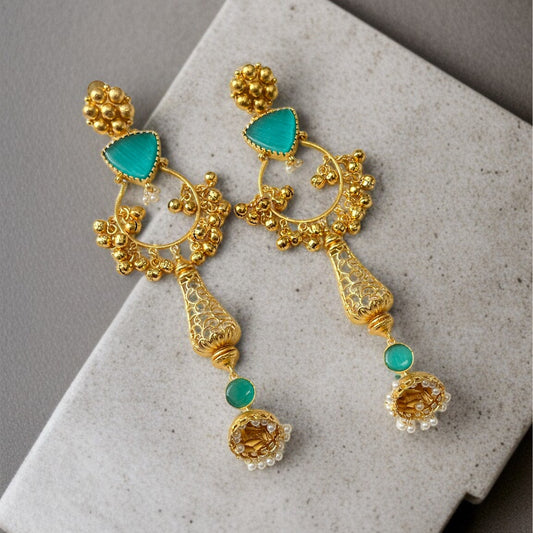 Ruhani Ghungroo Kashmiri Earrings