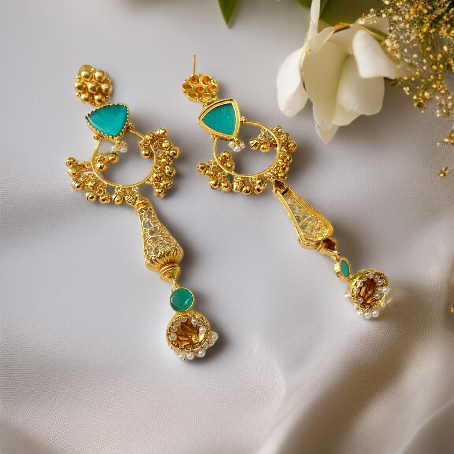Ruhani Ghungroo Kashmiri Earrings