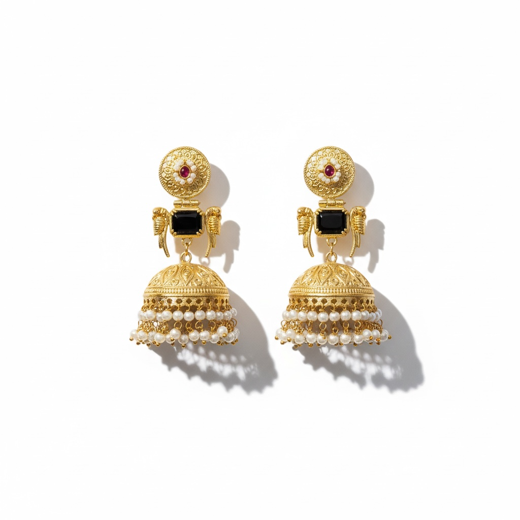 Kashmiri Jhumka Earrings