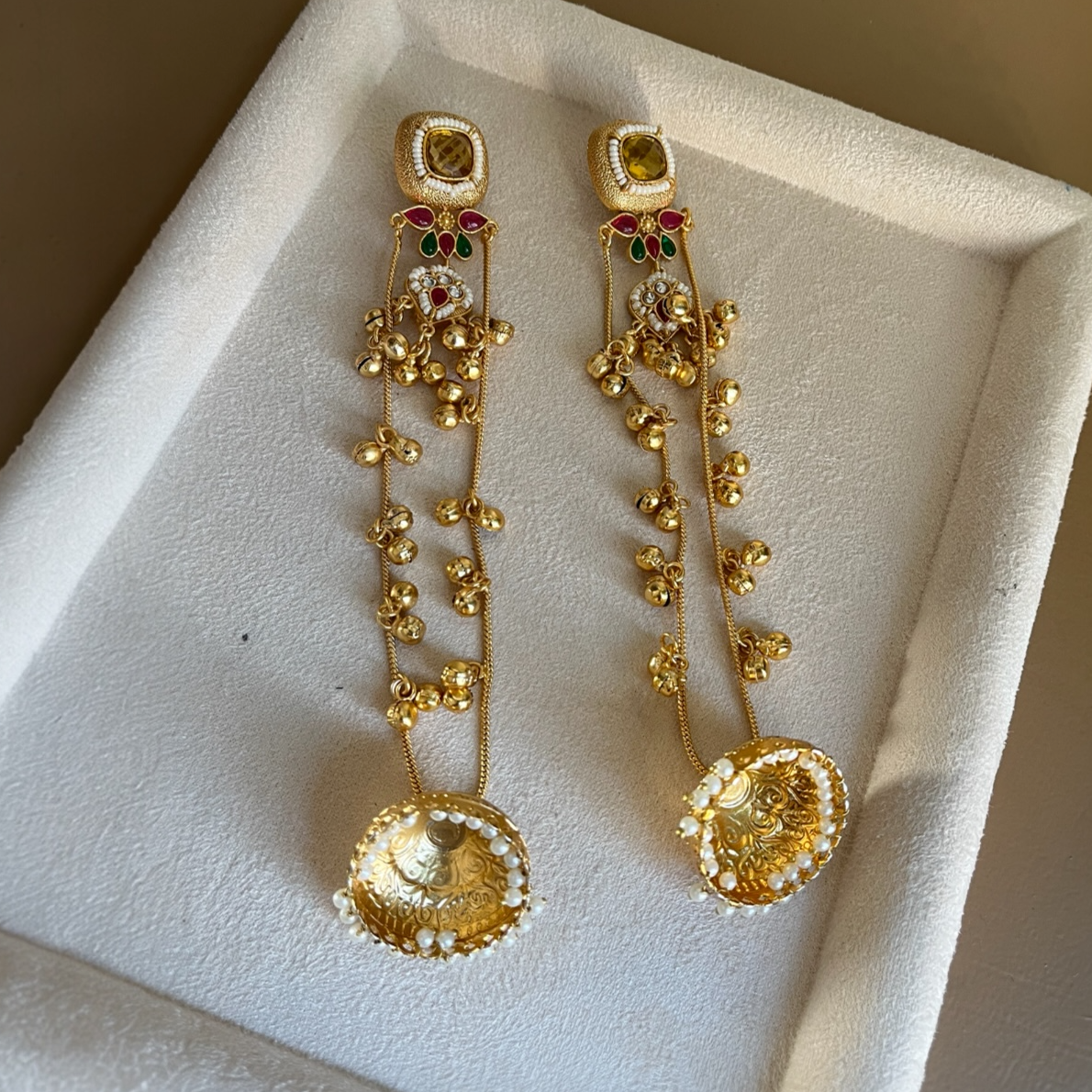Kasmiri Jhumka Earrings