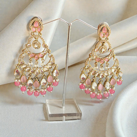Kundan Chandbali Earrings
