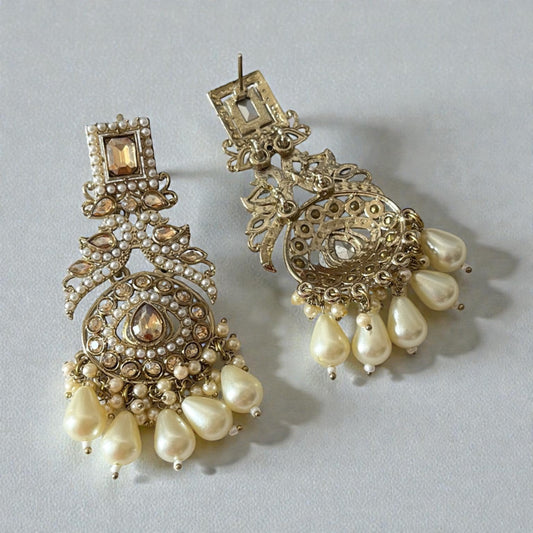 Kundan Drop Earrings