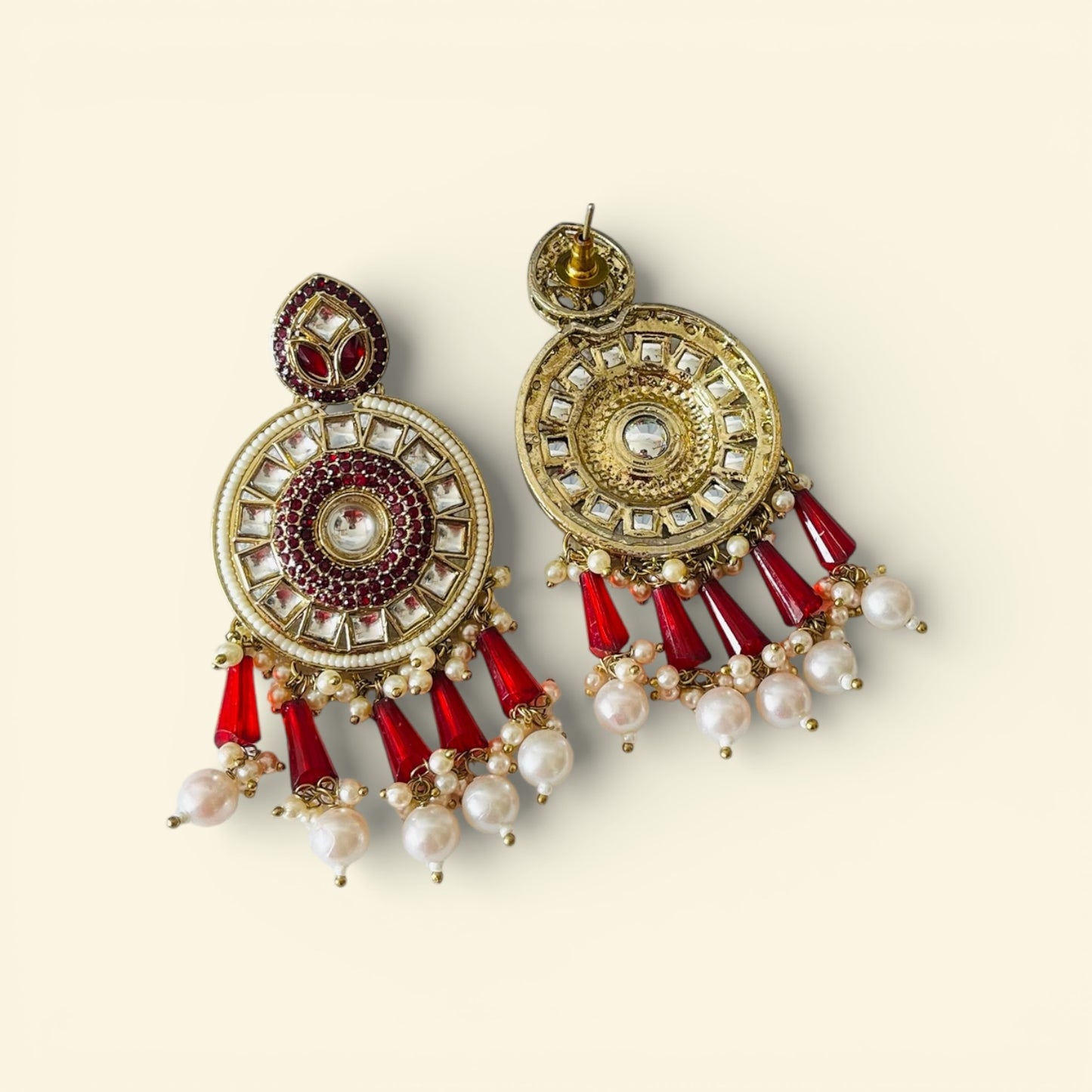 Kundan Chandbali Earrings