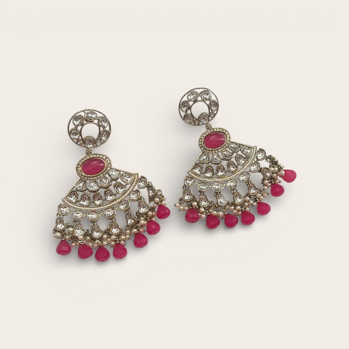 Kundan Chnadbali Earrings