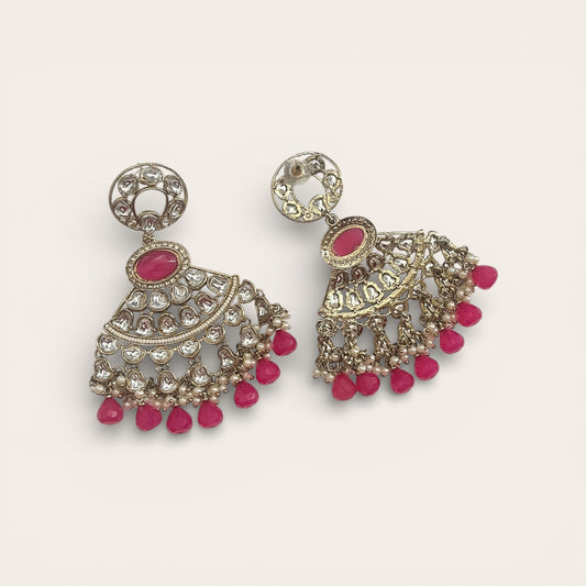Kundan Chnadbali Earrings