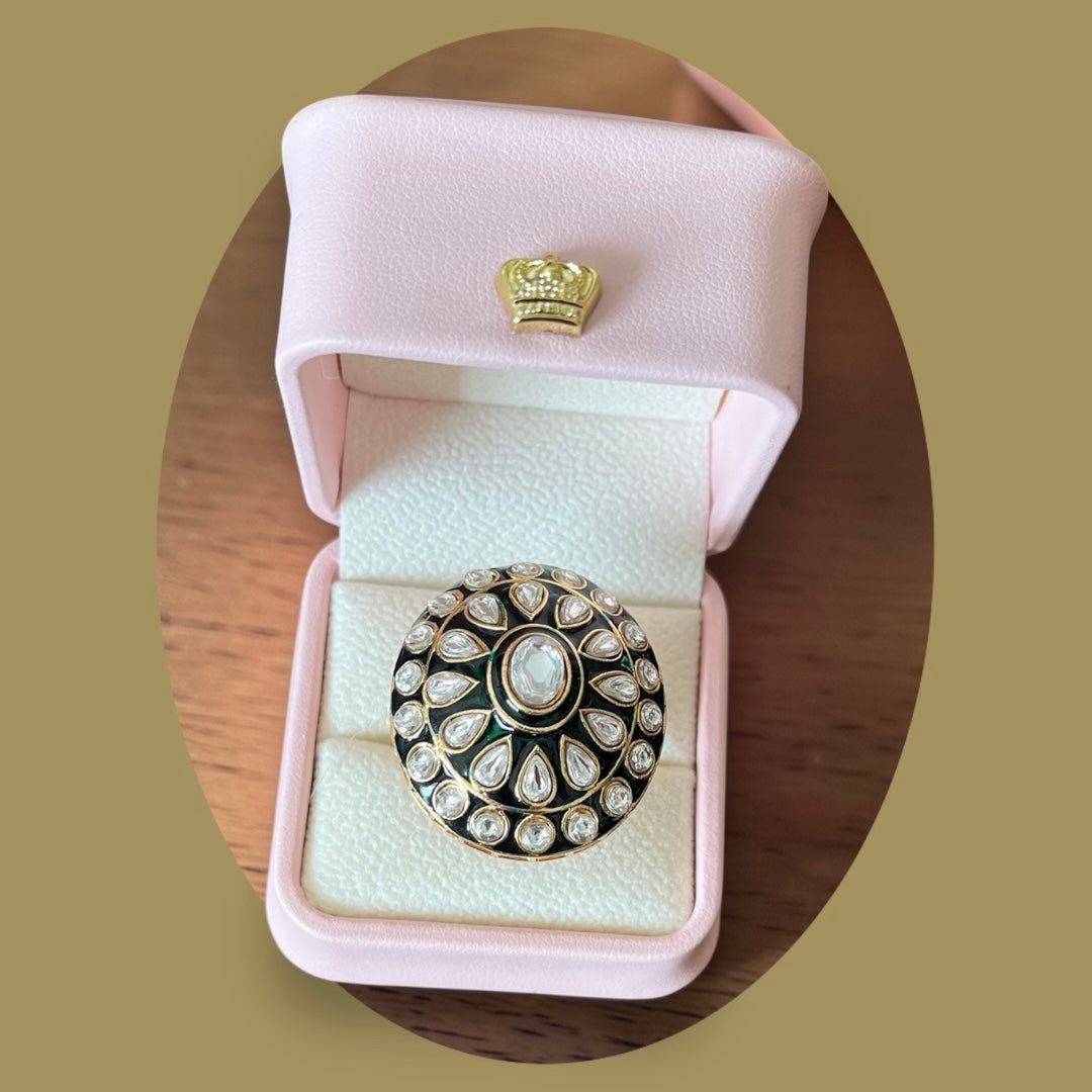 Statement Kundan Rings