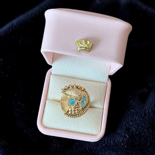Gold Stone Ring