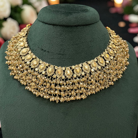 Punjabi Beads Necklace Set