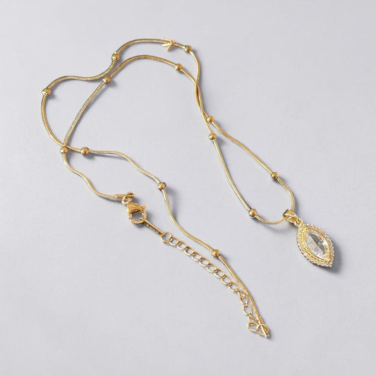 Diamond Pendant Chain Necklace