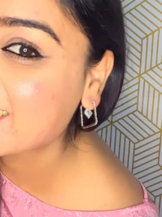 Indo Western Premuim Quality AD Earrings