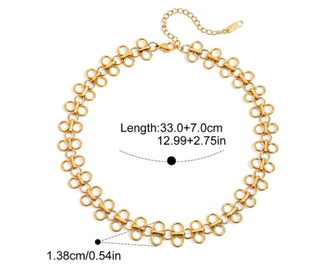 18k Gold Chain Hasli Necklace