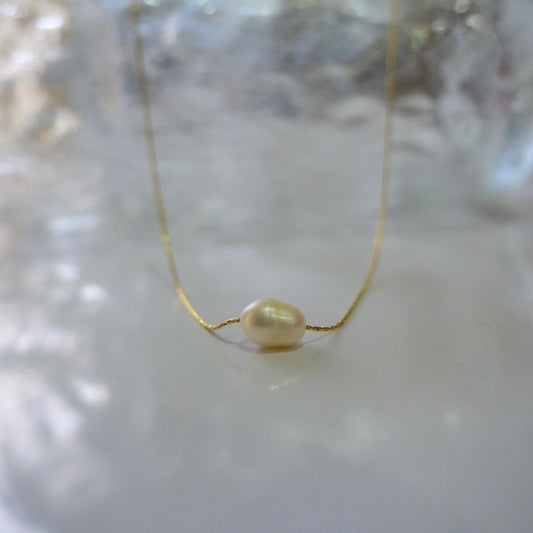 Fresh Water Pearl Chain Necklace