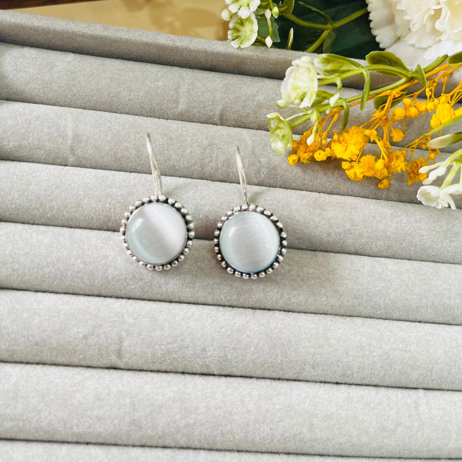 Monalisa Stone Hook Earring