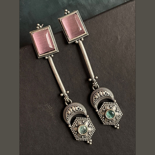 Pink Drop Earrings