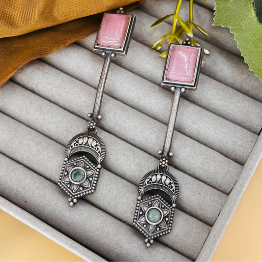 Pink Drop Earrings