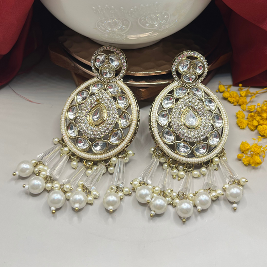 Gold-Toned Designer Earrings