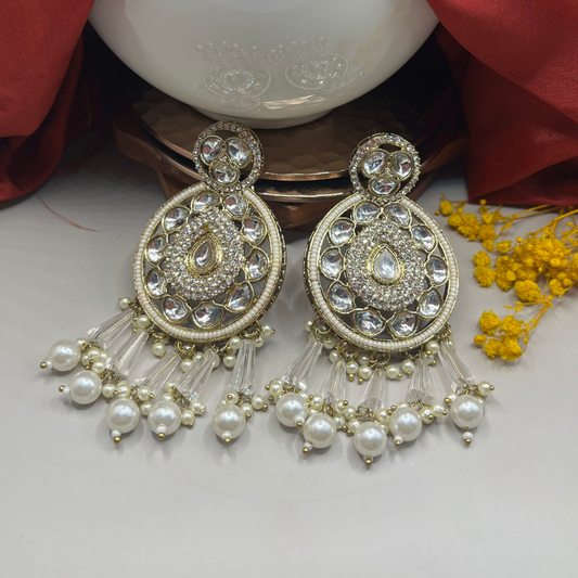 Gold-Toned Designer Earrings