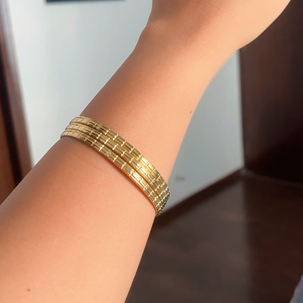 Set of 3 Gold Bangles
