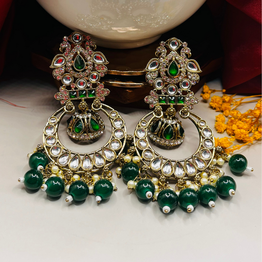 Designer Chandbali Earrings