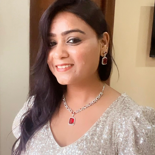 American Diamond (AD/CZ) Jewelery Set