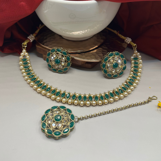 Choker Set with Maang Tikka